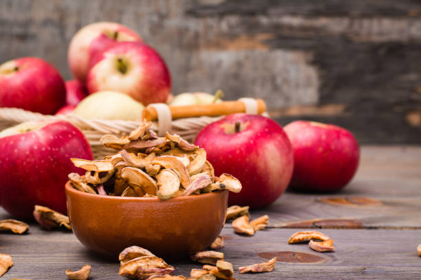 تصویر 1 از سیب خشک ممتاز سرشار از فیبر و مواد مغذی