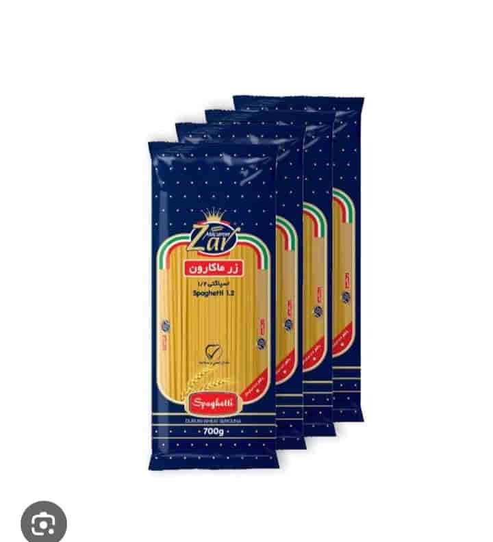 فروش فوق العاده ماکارونی اسپاگتی زر + خریدعمده