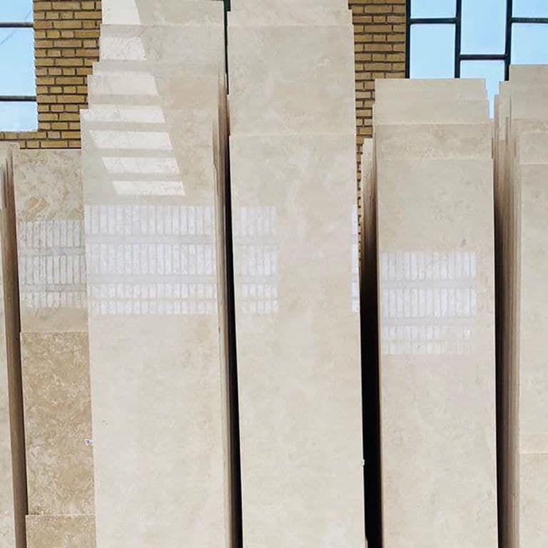 تصویر 3 از قیمت سنگ تراورتن عسلی ابرکوه عرض ۴۰ با فروش ویژه