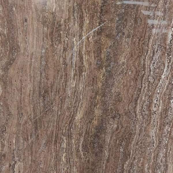 خرید سنگ تراورتن عباس آباد شکلاتی موج دار