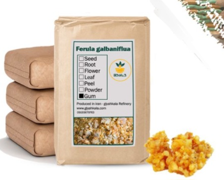 تصویر 1 از صمغ باریجه خشک و پودری بسته بندی فروش صادراتی