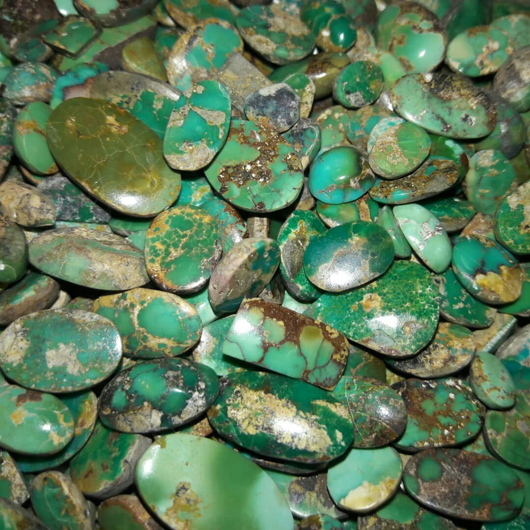 تصویر 4 از سنگ فیروزه شجری صادراتی + کیفیت ممتاز