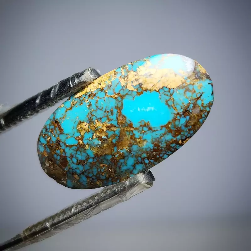 تصویر 3 از انواع سنگ فیروزه راف با کیفیت بالا