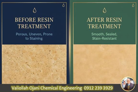 تصویر 4 از خرید آنلاین رزین ترمیم سطح تراورتن ماستیک میکا با دوام و قیمت رقابتی