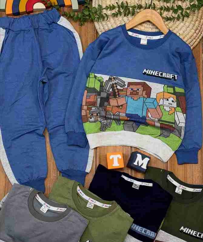قیمت بلوز شلوار پسرانه ماینکرافت