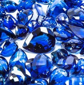 تصویر 1 از سنگ یاقوت کبود اصل + با کیفیت ممتاز و درخشندگی بالا