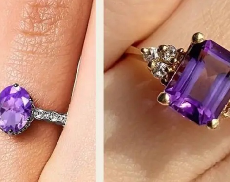 تصویر 2 از سنگ یاقوت کبود بنفش + نگینی کمیاب و چشم‌ نواز