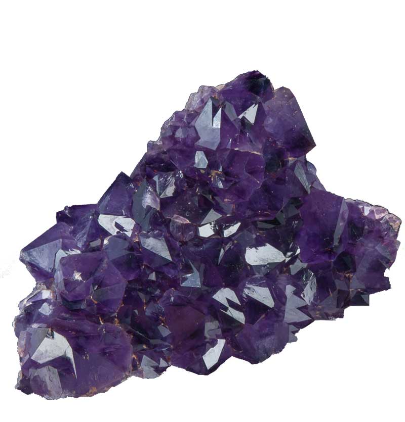 تصویر 2 از سنگ یاقوت کبود بنفش طبیعی + با رنگ خاص و جذاب