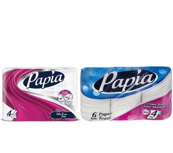 تصویر 4 از دستمال کاغذی پاپیا حوله ای با کیفیت