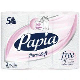 تصویر 3 از دستمال کاغذی پاپیا حوله ای با کیفیت