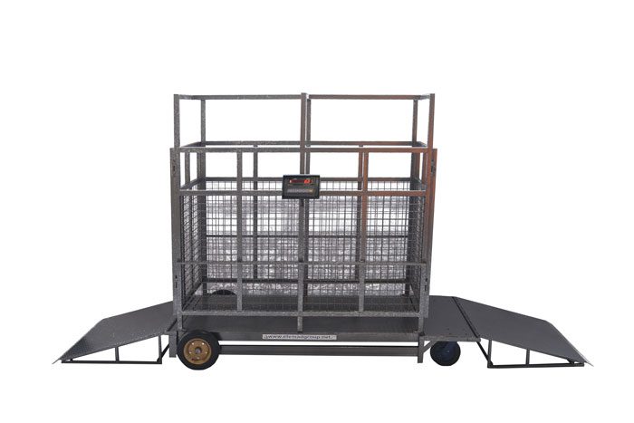 تصویر 1 از انواع باسکول دام کش حیوانات پایه دار ثابت