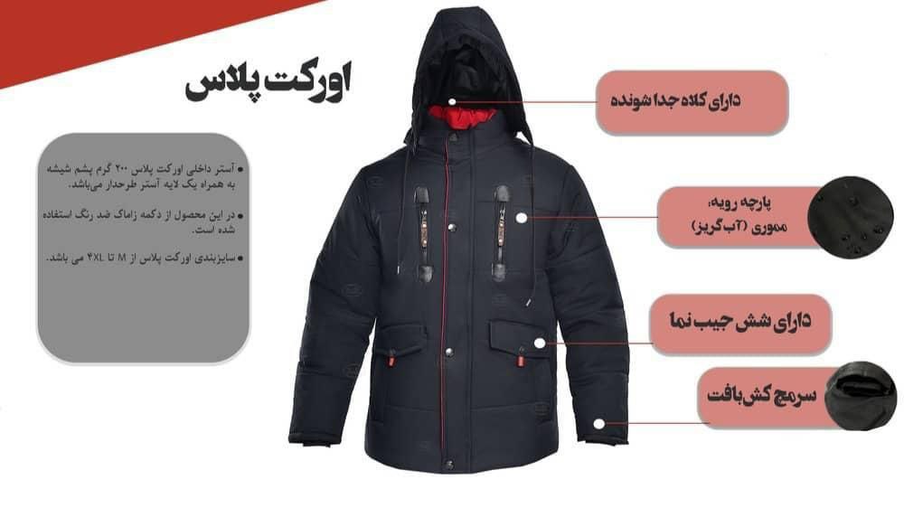 تصویر 4 از خرید کاپشن کار زمستانی در قم با انواع پارچه