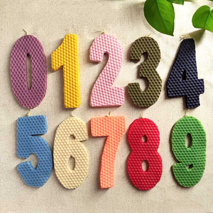 تصویر 2 از شمع عدد با طرح های جدید و رنگ بندی جذاب