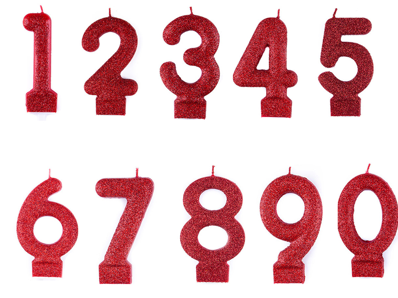 تصویر 4 از شمع عدد با طرح های جدید و رنگ بندی جذاب