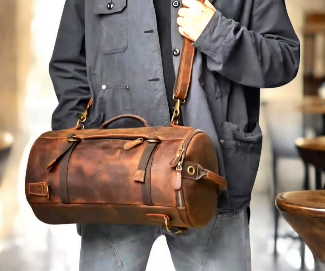 کیف سفری چرم گاوی باز قیمت استثنایی