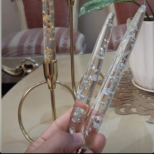 شمع تزیینی کریستالی مناسب سفره آرایی