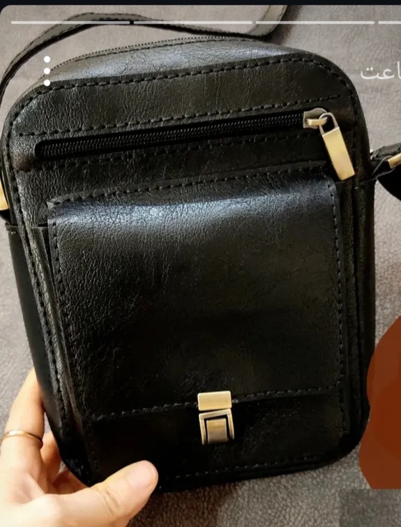 کیف دوشی مردانه چرم دستدوز فروش صادرتی