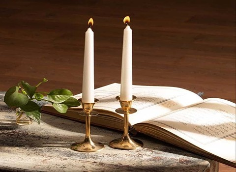 تصویر 3 از شمع بدون رایحه باریک برای شمعدان‌های ظریف