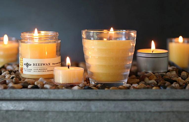 تصویر 2 از شمع بدون رایحه لیوانی در مدل‌های ساده