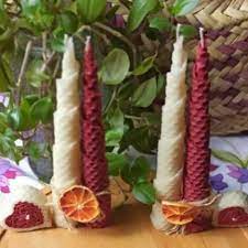 تصویر 2 از شمع بدون رایحه مخروطی در رنگ‌ های مختلف