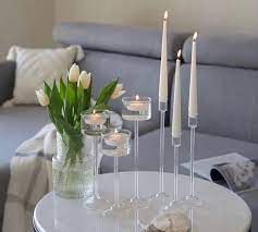 تصویر 2 از شمع تزیینی کریستالی با جلوه براق