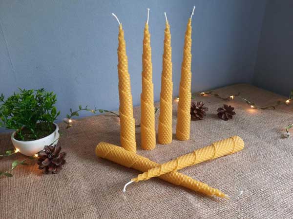 تصویر 2 از شمع تولد رنگی مات در مدل‌های متفاوت