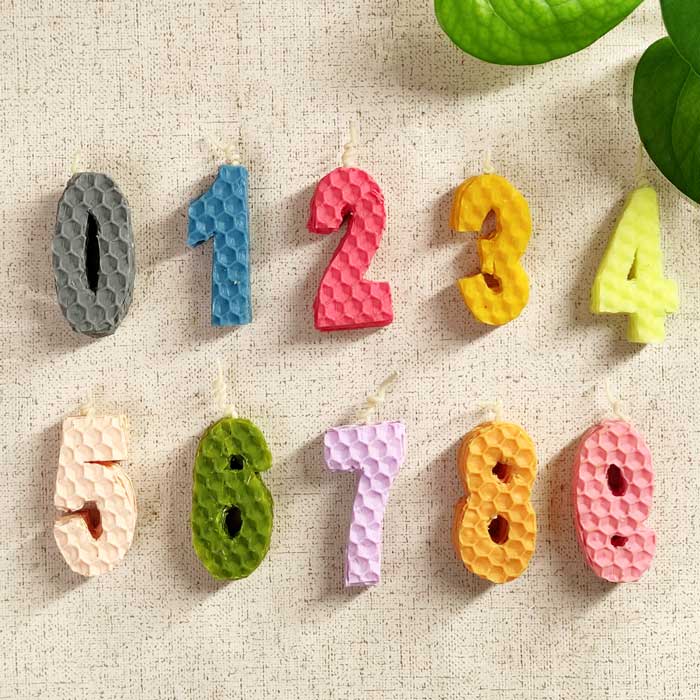 تصویر 3 از شمع تولد رنگی مات در مدل‌های متفاوت