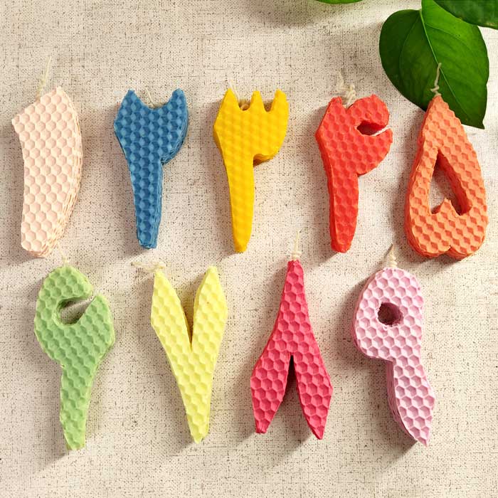 تصویر 4 از شمع تولد رنگی مات در مدل‌های متفاوت