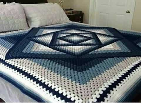 تصویر 1 از پتو قلاب بافی عمده با کیفیت عالی