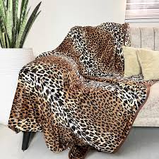 تصویر 1 از پتو طرح پلنگی گزینه ی ایده آلی