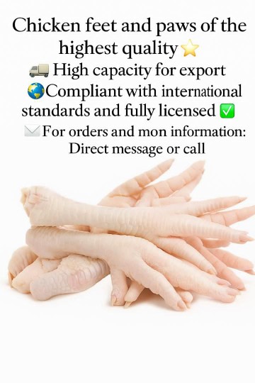 خرید عمده و صادراتی پا و پنجه مرغ