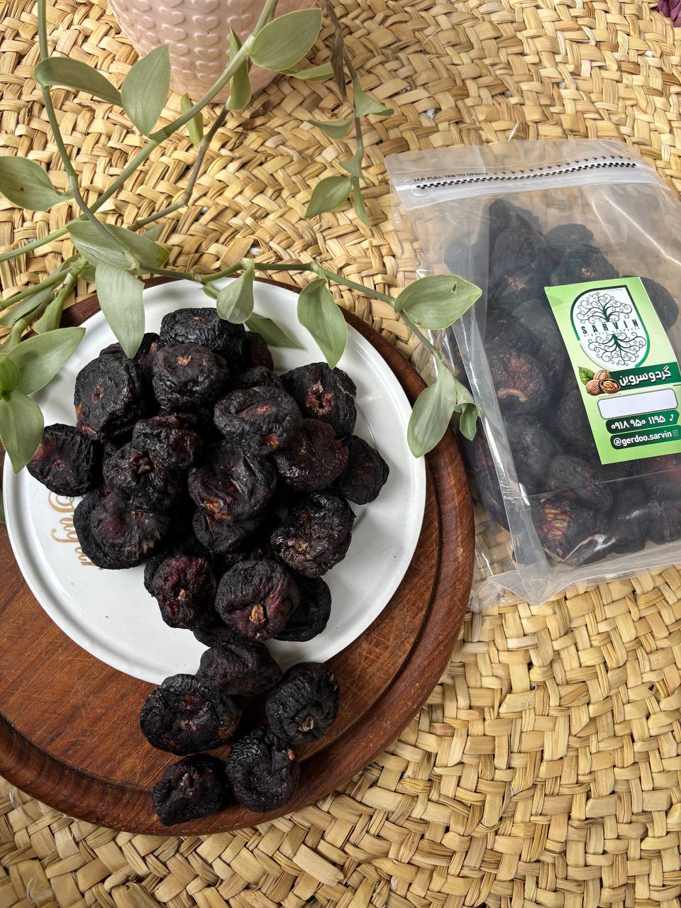 تصویر 1 از انجیر خشک سیاه خوشمزه و شیرین