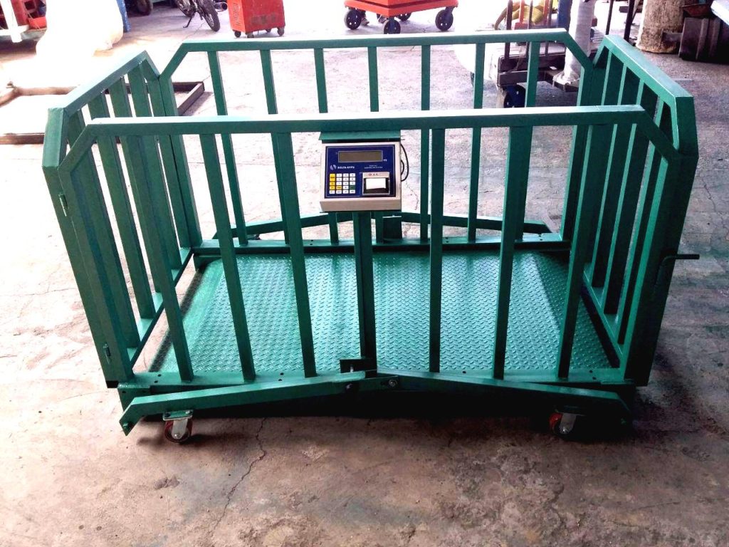 انواع باسکول دام کش بلوتوثی ۱۰ تنی مناسب واحد های بزرگ