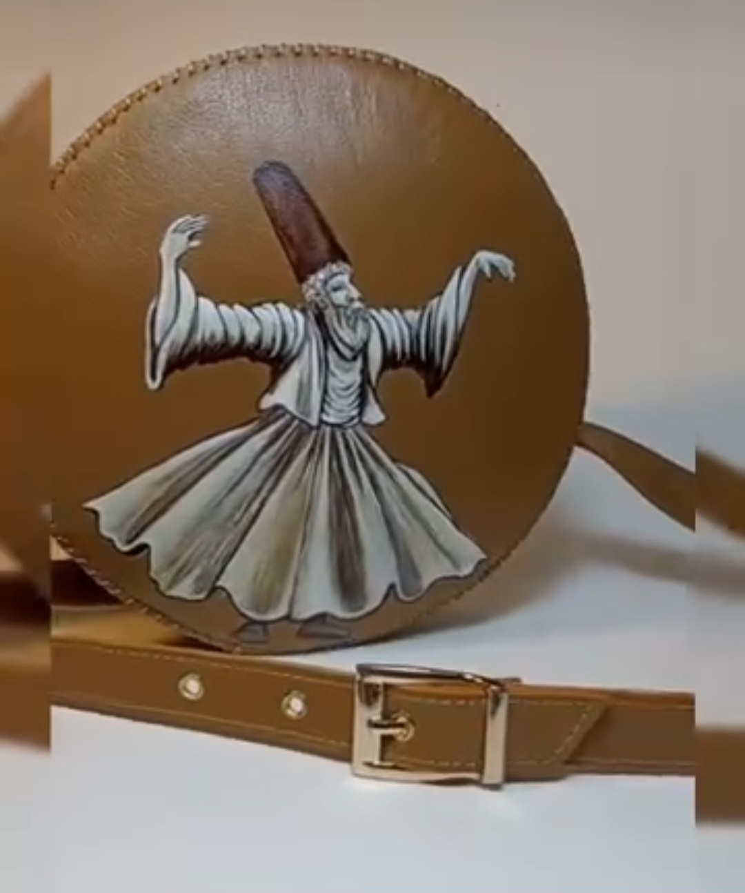 کیف دوشی زنانه طرحدار چرم دستدوز فروش ویژه