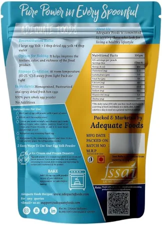 فروش آنلاین پودر زرده تخم مرغ بدون مواد افزودنی