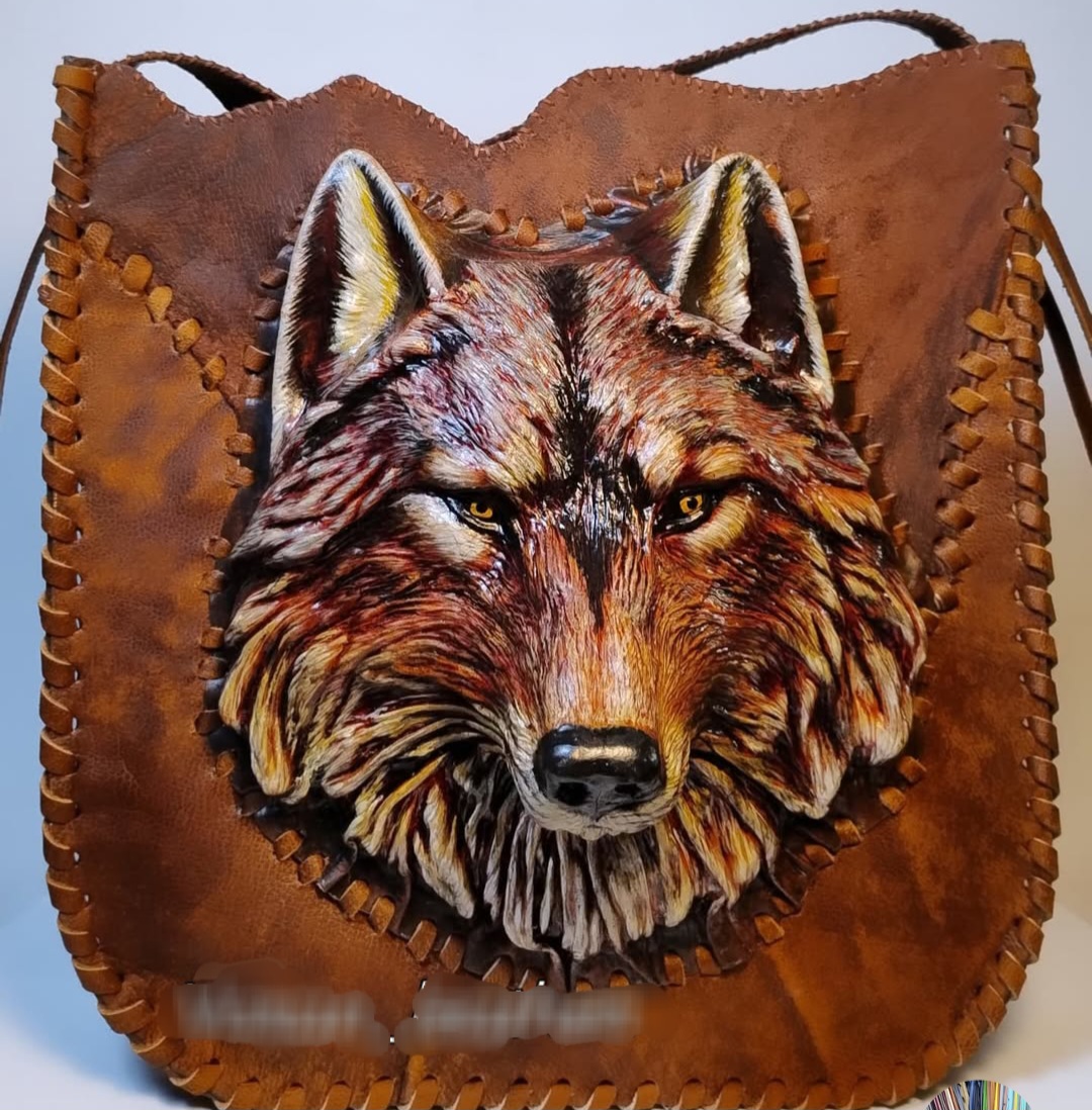 کیف دوشی زنانه چرم دستدوز و دست ساز درفروش ویژه