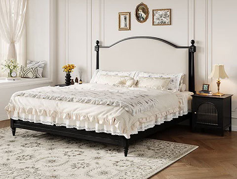 تصویر 2 از قیمت سرویس خواب چوبی کلاسیک