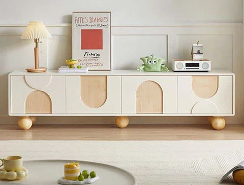 قیمت خرید میز تی وی چوبی مینیمال