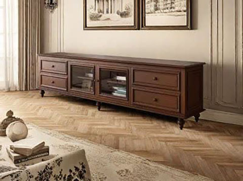 تصویر 1 از قیمت خرید میز تی وی چوبی مینیمال