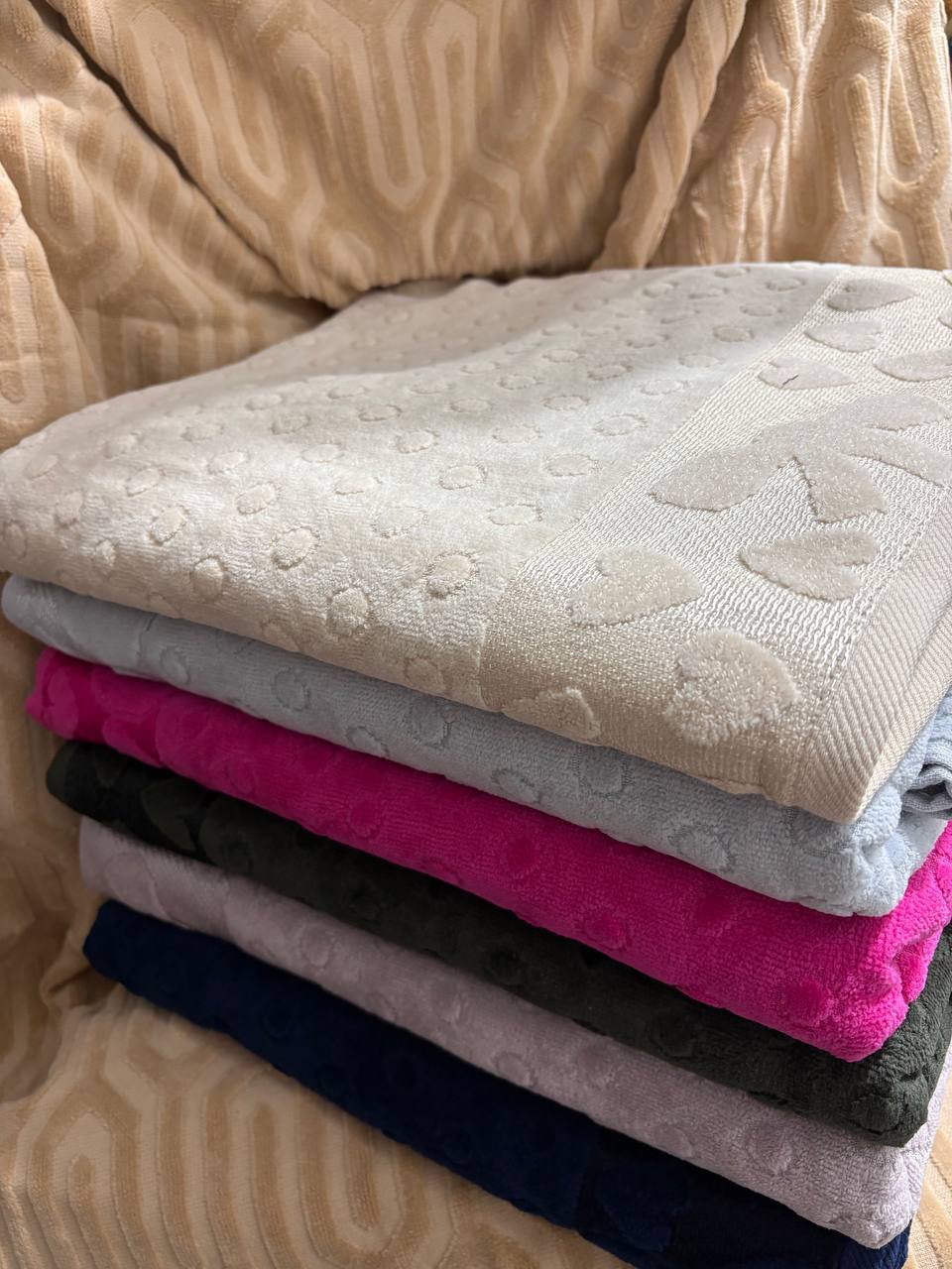 تصویر 2 از حوله حمام صدف با کیفیت بالا و جذب عالی