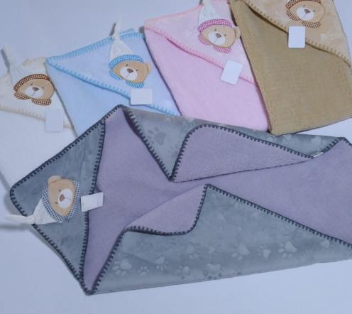 تصویر 2 از پتو حوله ای نوزاد با کیفیت بالا