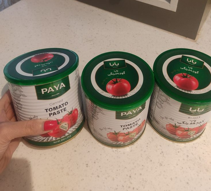 تصویر 3 از رب گوجه فرنگی پایا 800 گرمی و درجه یک