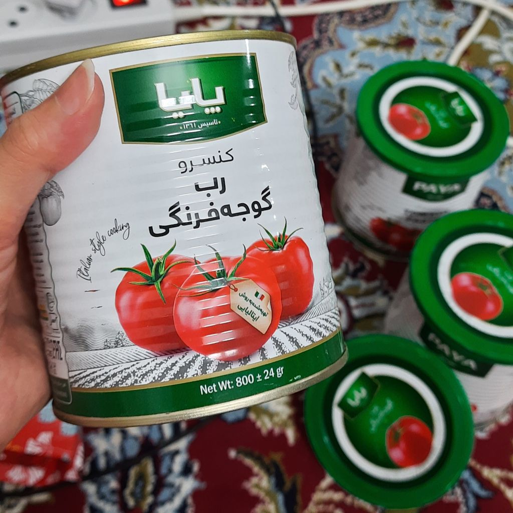 تصویر 4 از رب گوجه فرنگی پایا تهیه شده به روش ایتالیایی