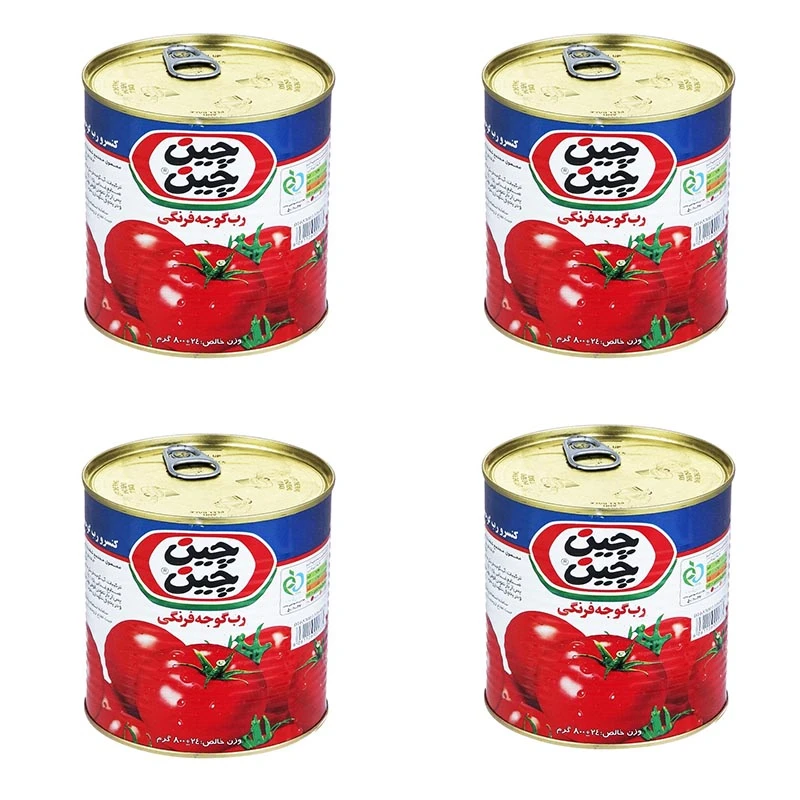 تصویر 1 از رب گوجه فرنگی چین چین 800 گرمی با استانداردهای بین المللی