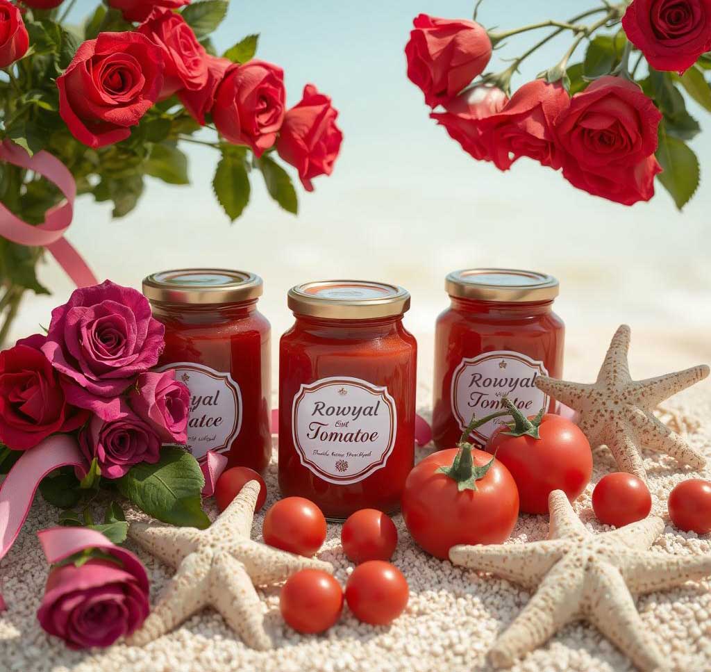 رب گوجه فرنگی شیشه ای رویال با کیفیت باور نکردنی