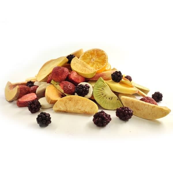 فروش فله میوه پفکی (فریز درای) مخلوط + قیمت مناسب