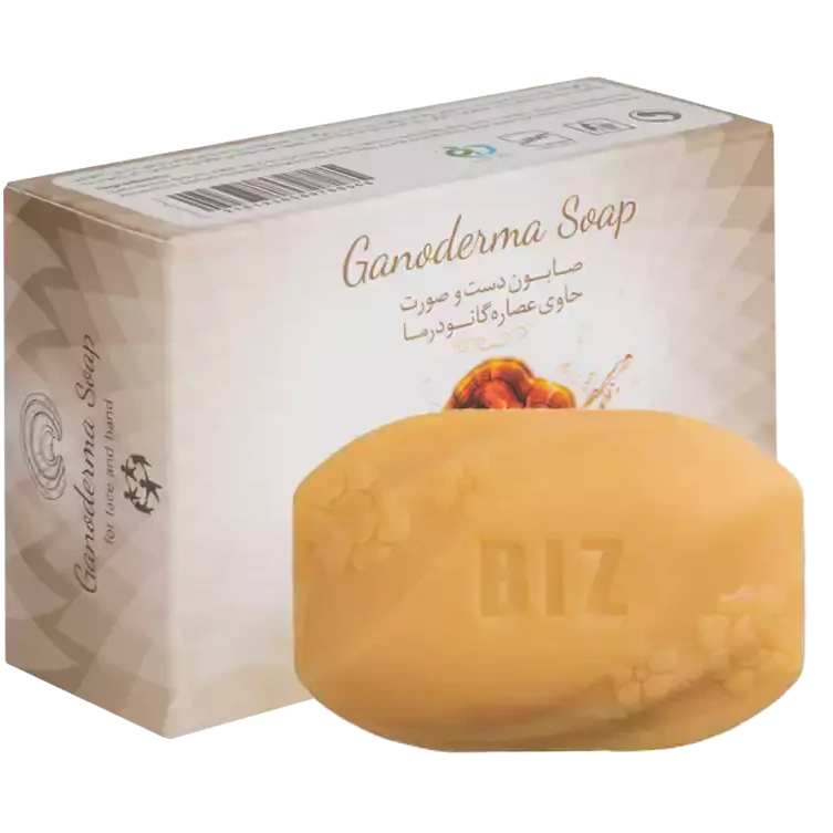 انواع صابون قارچ گانودرما ۱۰۰ گرم کاملا طبیعی