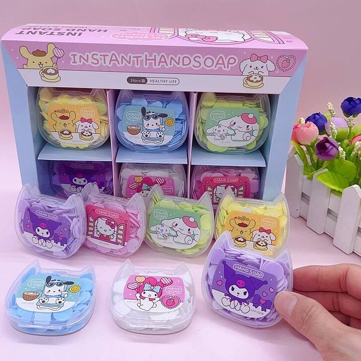 انواع صابون کاغذی جیبی برای مدرسه طرح کرومی