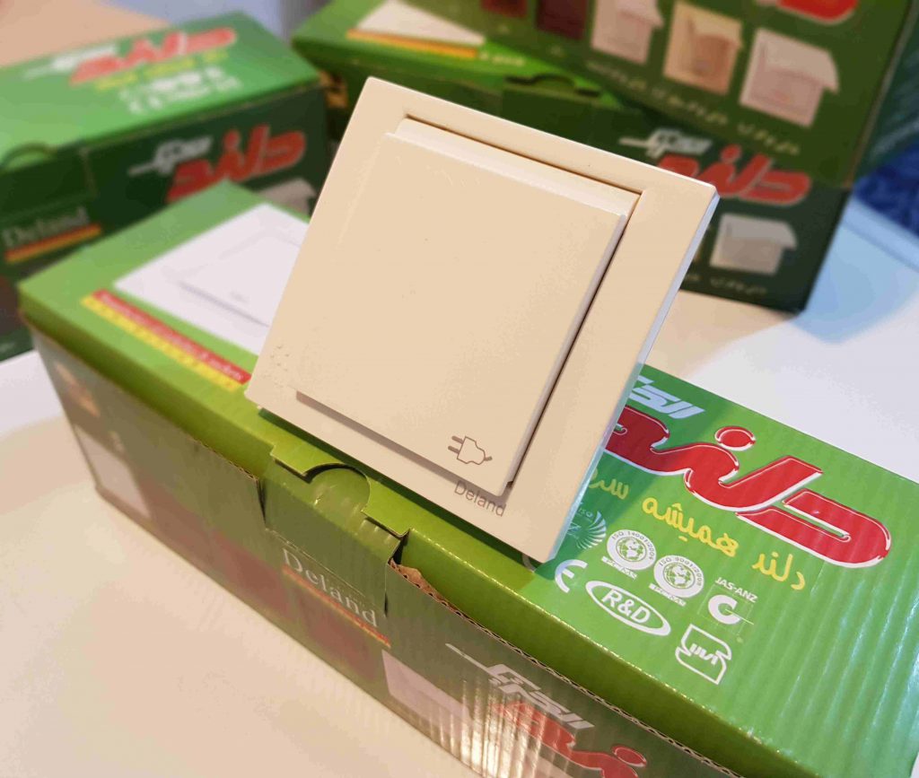 تصویر 1 از کلید و پریز دلند مدل آسا کرم عمده