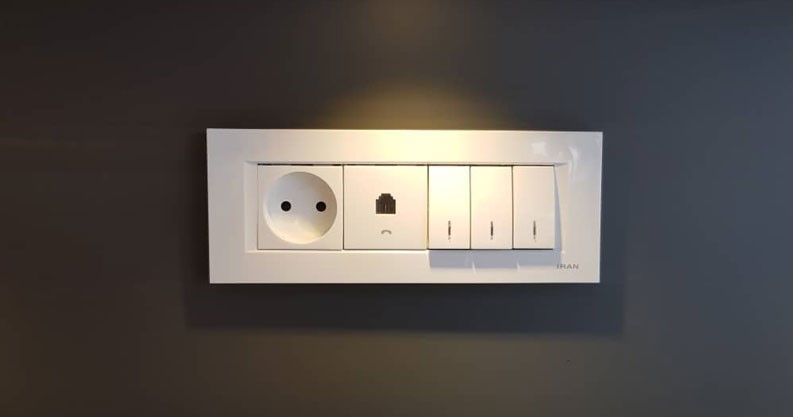 تصویر 3 از کلید و پریز ساده و شیک با طراحی مدرن